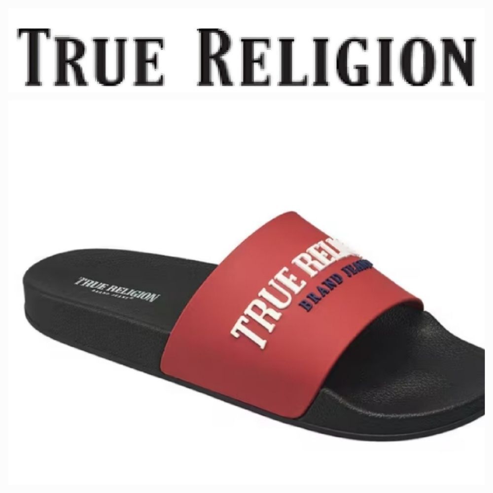 True Religion Weezy Sports Slide Sandals